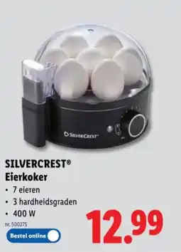 Lidl Silvercrest eierkoker aanbieding