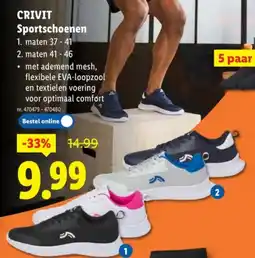 Lidl Crivit sportschoenen aanbieding