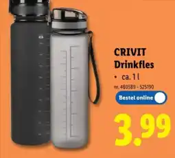 Lidl Crivit drinkfles aanbieding