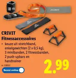 Lidl Crivit fitnessaccessoires aanbieding