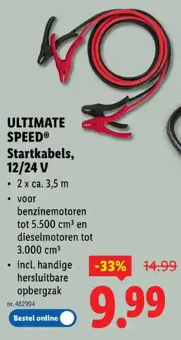 Lidl Ultimate speed startkabels aanbieding