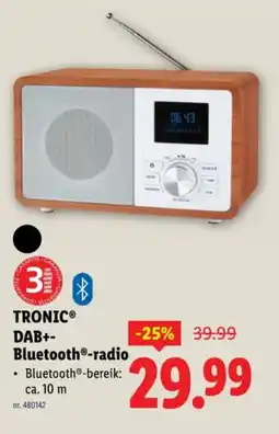 Lidl Tronic DAB+ bluetooth-radio aanbieding