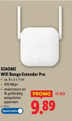 Lidl Xiaomi wifi range extender pro aanbieding