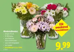 Lidl Weekendboeket aanbieding