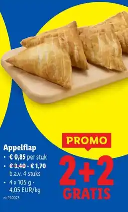 Lidl Appelflap aanbieding