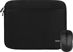 Coolblue BlueBuilt Laptophoes breedte 32 cm 14 inch Zwart + Nexum Draadloze muis aanbieding