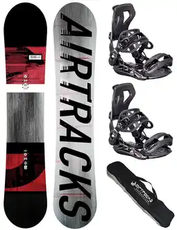 Decathlon Heren Snowboard Set Waves Camber Wide + Binding Master Maat L + SB Tas aanbieding