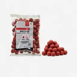 Decathlon Boilies voor karper Wellmix 24 mm 1 kg aardbei aanbieding