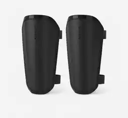 Decathlon Voetbalscheenbeschermers voor volwassenen F100 zwart aanbieding