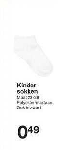 Zeeman Kinder sokken aanbieding