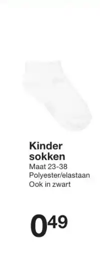 Zeeman Kinder sokken aanbieding