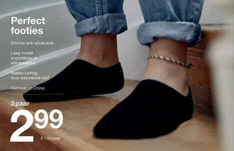 Zeeman Perfect footies aanbieding