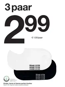 Zeeman Kinder heren of dames perfect footies aanbieding