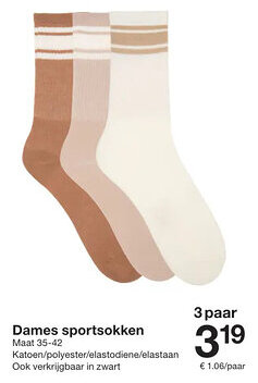 Zeeman Dames sportsokken aanbieding