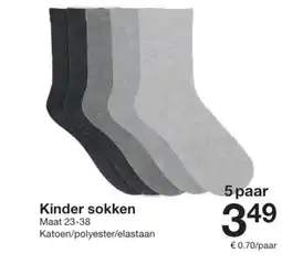 Zeeman Kinder sokken aanbieding