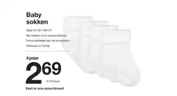 Zeeman Baby sokken aanbieding