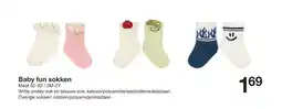 Zeeman Baby fun sokken aanbieding