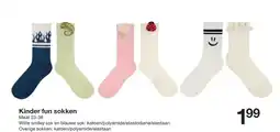 Zeeman Kinder fun sokken aanbieding