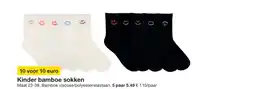 Zeeman Kinder bamboe sokken aanbieding