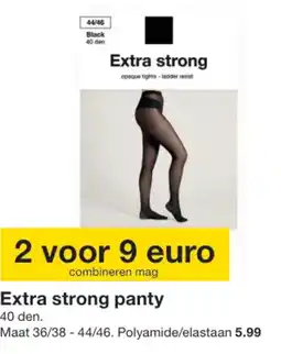Zeeman Extra strong panty aanbieding