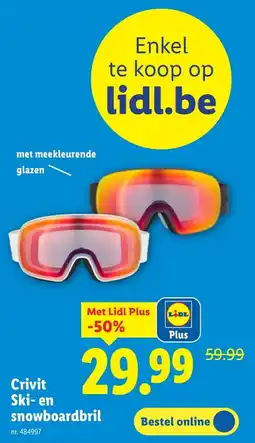 Lidl Ski-en snowboardbril aanbieding