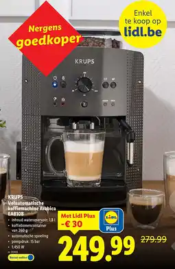 Lidl Volautomatische koffiemachine Arabica EA810B aanbieding