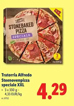 Lidl Steenovenpizza speciale XXL aanbieding