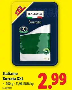 Lidl Burrata XXL aanbieding