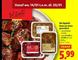 Lidl Kant-en-klare gerechten aanbieding