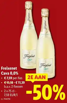 Lidl Cava 0,0% aanbieding