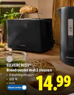 Lidl Broodrooster met 2 sleuven aanbieding