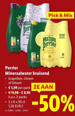 Lidl Mineraalwater bruisend aanbieding