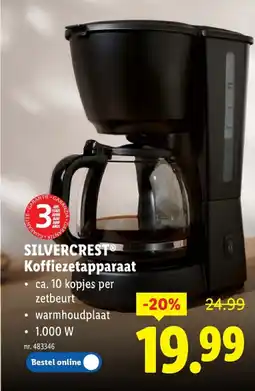 Lidl Koffiezetapparaat aanbieding