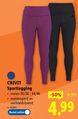 Lidl Sportlegging aanbieding