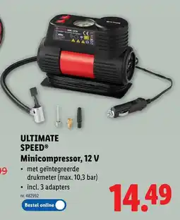 Lidl Minicompressor, 12 V aanbieding
