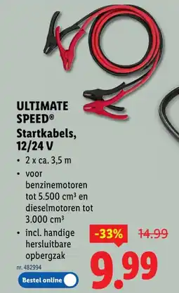 Lidl Startkabels, 12/24 V aanbieding