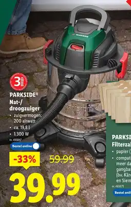 Lidl Nat-/ droogzuiger aanbieding