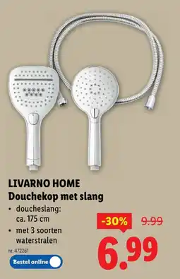 Lidl Douchekop met slang aanbieding