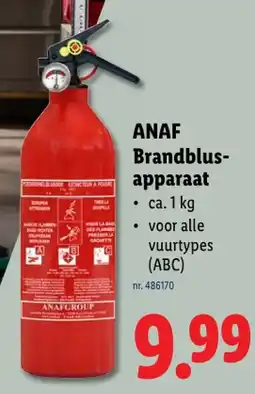 Lidl Brandblusapparaat aanbieding