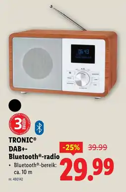 Lidl DAB+- Bluetooth-radio aanbieding
