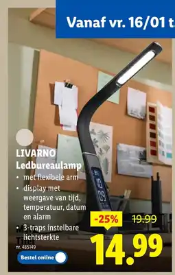 Lidl Ledbureaulamp aanbieding