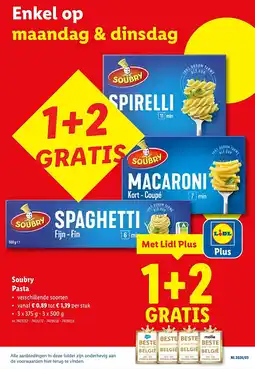 Lidl Pasta aanbieding