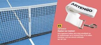Artengo regelaar voor tennisnet