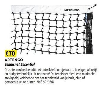 Decathlon Artengo tennisnet essential aanbieding