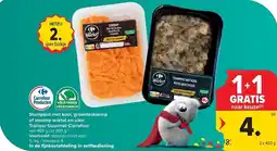 Carrefour Stamppot met kool, groentestoemp of stoemp wortel en uien Traiteur Gourmet Carrefour aanbieding