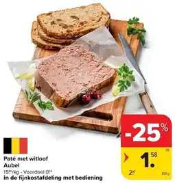 Carrefour Paté met witloof Aubel aanbieding