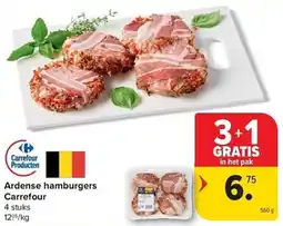 Carrefour Ardense hamburgers Carrefour aanbieding