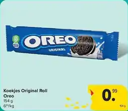 Carrefour Koekjes Original Roll Oreo aanbieding