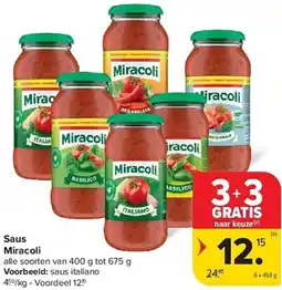 Carrefour Saus Miracoli aanbieding