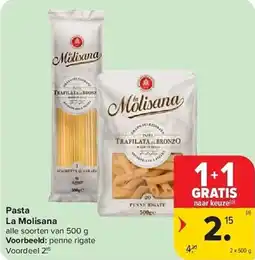 Carrefour Pasta La Molisana aanbieding